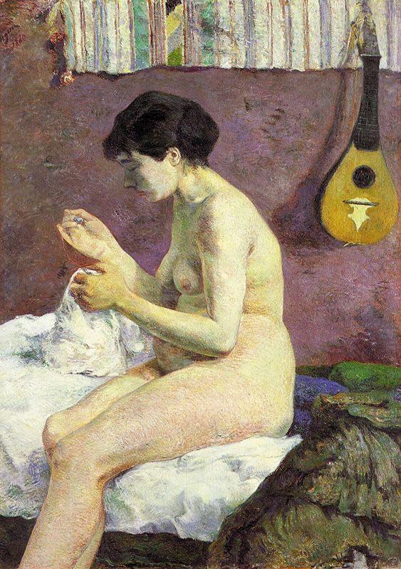 Paul Gauguin Study of a Nude oil painting picture